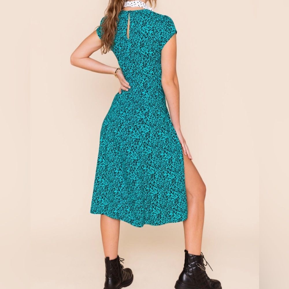 Animal Print Midi Dress